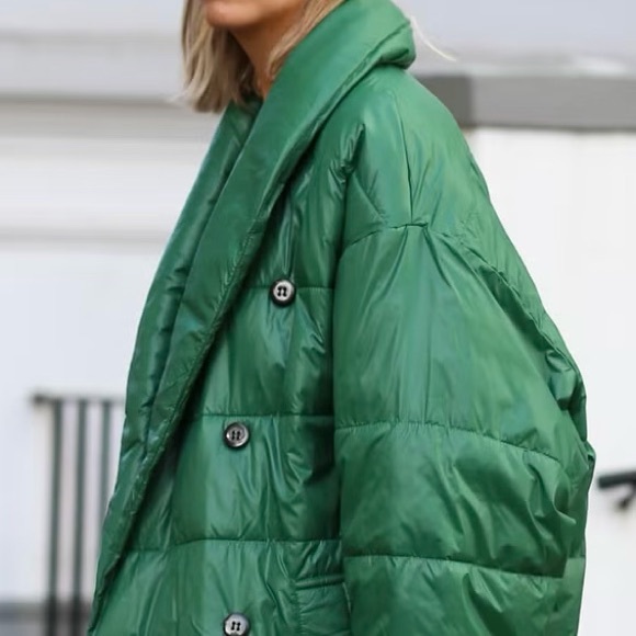 Baum und Pferdgarten Green Oversized Siri Coat, XS, Puffer - Picture 4 of 13